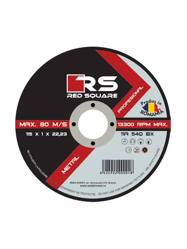 Disc RSQ PROFESIONAL 125*1 (metal)