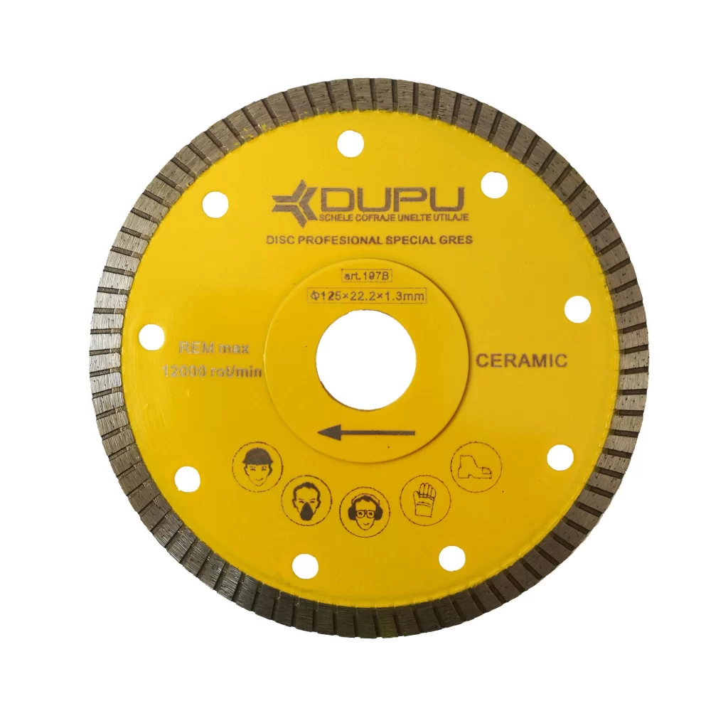 Disc DIAMANTAT SPECIAL GRESIE 125x22.2x1.3